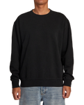 The RVCA Mens PTC Sweatshirt in Black