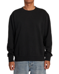 The RVCA Mens PTC Sweatshirt in Black