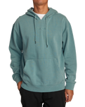 The RVCA Mens PTC Hoodie in Evergreen