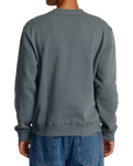 The RVCA Mens Dayshift Sweatshirt in Balsam Green