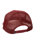 The RVCA Mens VA ATW Cord Trucker Cap in Wine