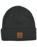 The RVCA Mens VA ATW Beanie in Balsam Green