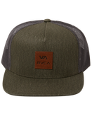 The RVCA Mens Juniper Trucker Cap in Mushroom