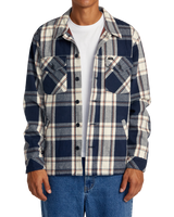 The RVCA Mens Flight Risk Shirt Jacket in Moody Blue