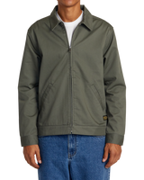 The RVCA Mens Day Shift Jacket in Olive