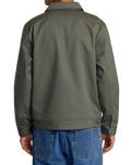 The RVCA Mens Day Shift Jacket in Olive