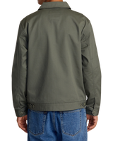 The RVCA Mens Day Shift Jacket in Olive