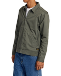 The RVCA Mens Day Shift Jacket in Olive