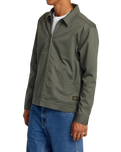 The RVCA Mens Day Shift Jacket in Olive