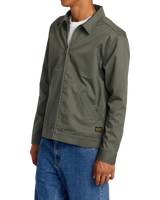 The RVCA Mens Day Shift Jacket in Olive