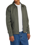 The RVCA Mens Day Shift Jacket in Olive