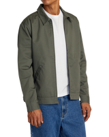 The RVCA Mens Day Shift Jacket in Olive