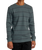 The RVCA Mens Day Shift Thermal Stripe T-Shirt in Balsam Green