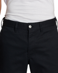 The RVCA Mens New Dawn Chino Trousers in Pirate Black