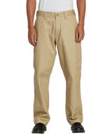 The RVCA Mens Americana Chino 2 Trousers in Khaki