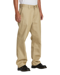 The RVCA Mens Americana Chino 2 Trousers in Khaki