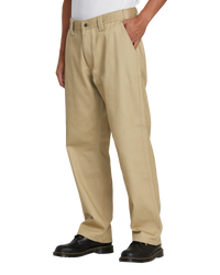 The RVCA Mens Americana Chino 2 Trousers in Khaki