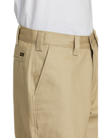 The RVCA Mens Americana Chino 2 Trousers in Khaki