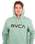 The RVCA Mens Big RVCA Hoodie in Green Haze