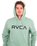 The RVCA Mens Big RVCA Hoodie in Green Haze