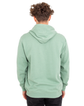 The RVCA Mens Big RVCA Hoodie in Green Haze