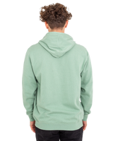 The RVCA Mens Big RVCA Hoodie in Green Haze