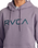 The RVCA Mens Big RVCA Hoodie in Gray Ridge