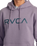 The RVCA Mens Big RVCA Hoodie in Gray Ridge