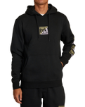 The RVCA Mens Splitter Hoodie in Black