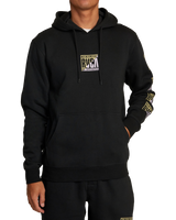 The RVCA Mens Splitter Hoodie in Black