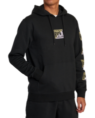 The RVCA Mens Splitter Hoodie in Black