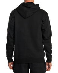 The RVCA Mens Splitter Hoodie in Black