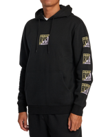 The RVCA Mens Splitter Hoodie in Black