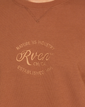 The RVCA Mens Balance Cafe Sweatshirt in Rawhide