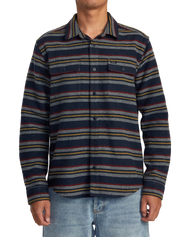 The RVCA Mens Blanket Shirt in Navy