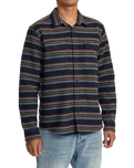 The RVCA Mens Blanket Shirt in Navy