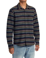 The RVCA Mens Blanket Shirt in Navy