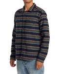 The RVCA Mens Blanket Shirt in Navy