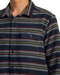 The RVCA Mens Blanket Shirt in Navy