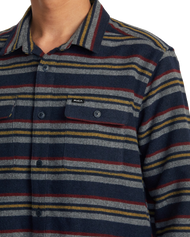 The RVCA Mens Blanket Shirt in Navy