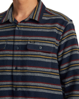 The RVCA Mens Blanket Shirt in Navy