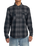 The RVCA Mens Dayshift Flannel Shirt in RVCA Black