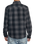 The RVCA Mens Dayshift Flannel Shirt in RVCA Black