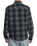 The RVCA Mens Dayshift Flannel Shirt in RVCA Black