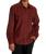 The RVCA Mens Freeman Cord Shirt in Red Earth