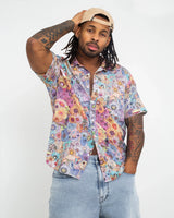 The RVCA Mens Sage Vaughn Shirt in Multi