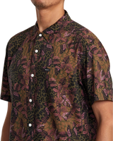 The RVCA Mens Anytime Shirt in Bombay Brown