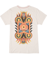 The RVCA Mens Redondo Mask T-Shirt in Antique White