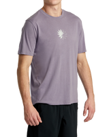 The RVCA Mens Bloomin T-Shirt in Purple Sage