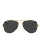 Aviator Classic Polarised Sunglasses in Gold